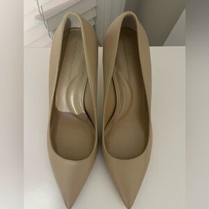 White House Black Market Beige Heels
